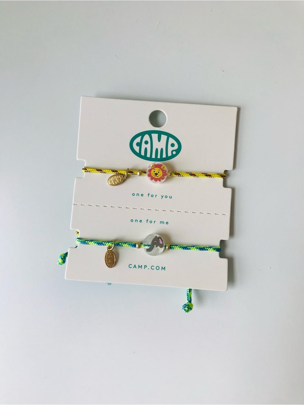 CAMP Charm Bead Braided Friendship Bracelet Set NWT